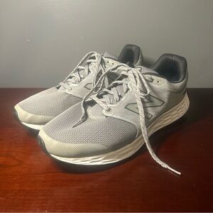New Balance Mens Fresh Foam 1165 Grey Black Running Shoes Athletic size 13